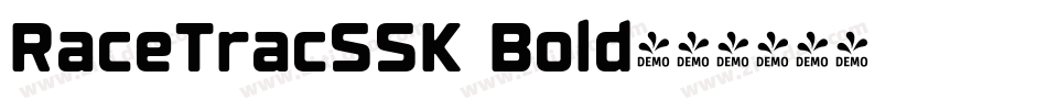 RaceTracSSK Bold字体转换